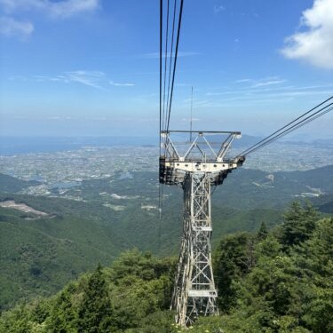 雲辺寺ロープウェイ支柱